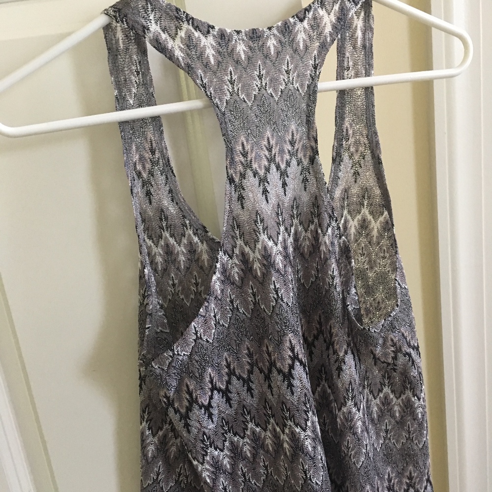 Patterned Racerback Top - Picture 3 of 3